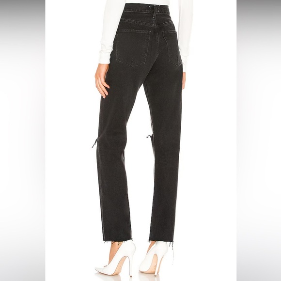 Agolde Cherie High Rise Straight in Distortion - Picture 3 of 9